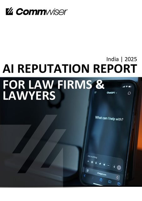 Cover of the AI Reputation Report for Law Firms and Lawyers, India 2025